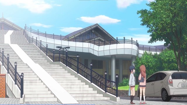 Karuizawa Station North Exit Staircase Top